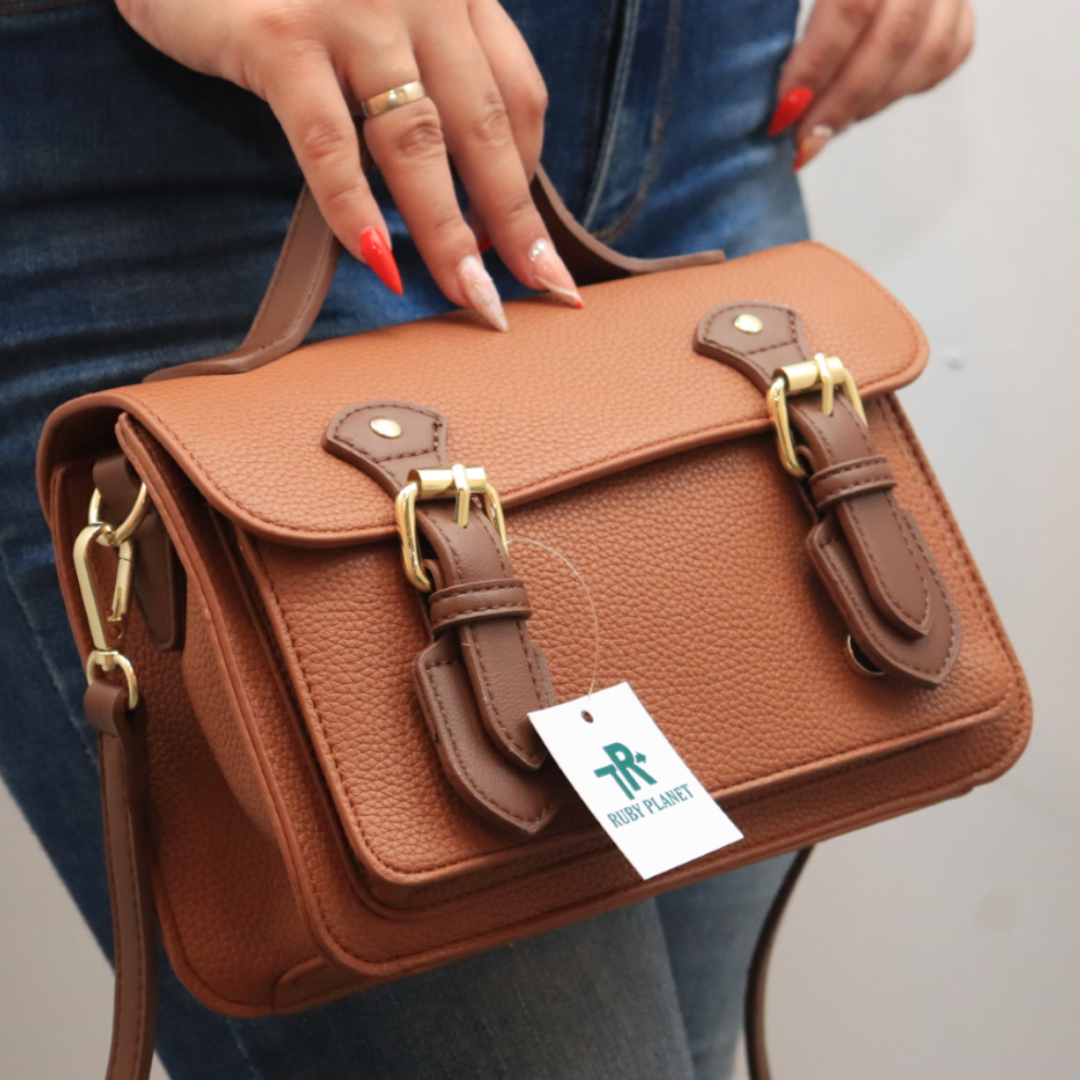 Bolsa Tiracolo alça de couro