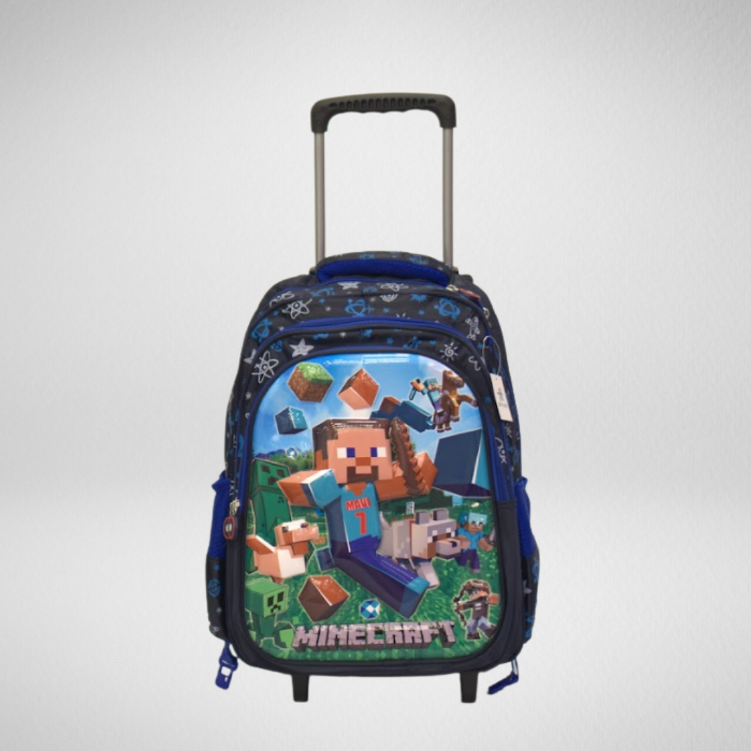 Mochila de rodinha Infantil Minecraft