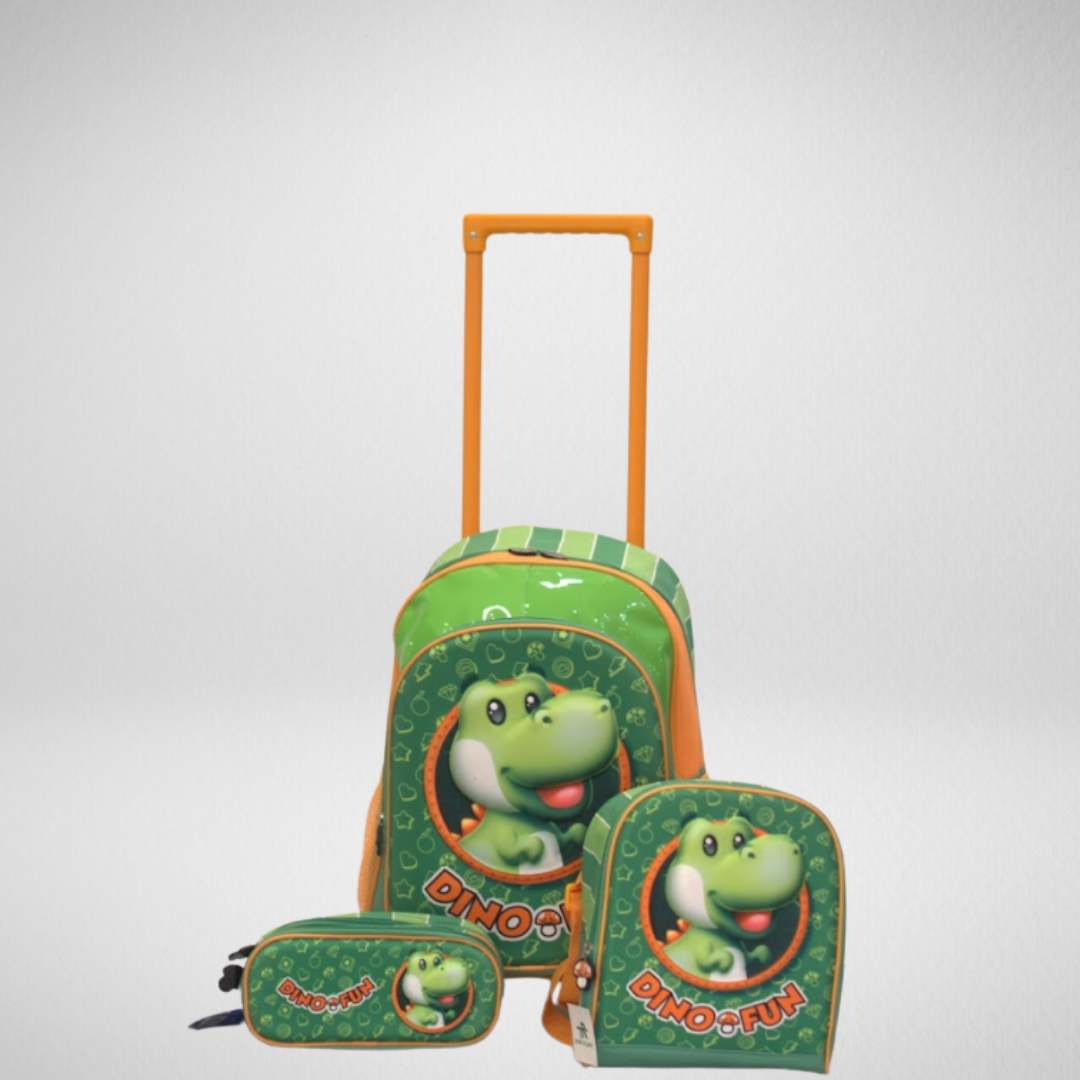Mochila de rodinha infantil Dinossauro
