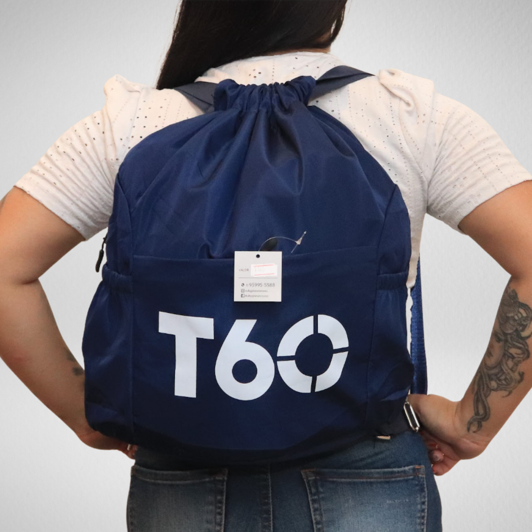 Bolsa mochila Esportiva com cordão