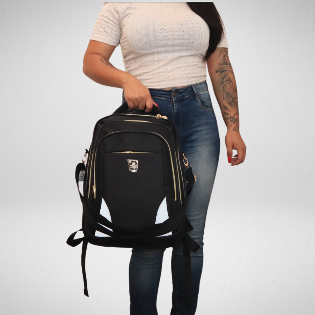 Mochila de costas e transversal