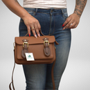 Bolsa Tiracolo alça de couro