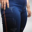 Calça jeans feminina com laicra