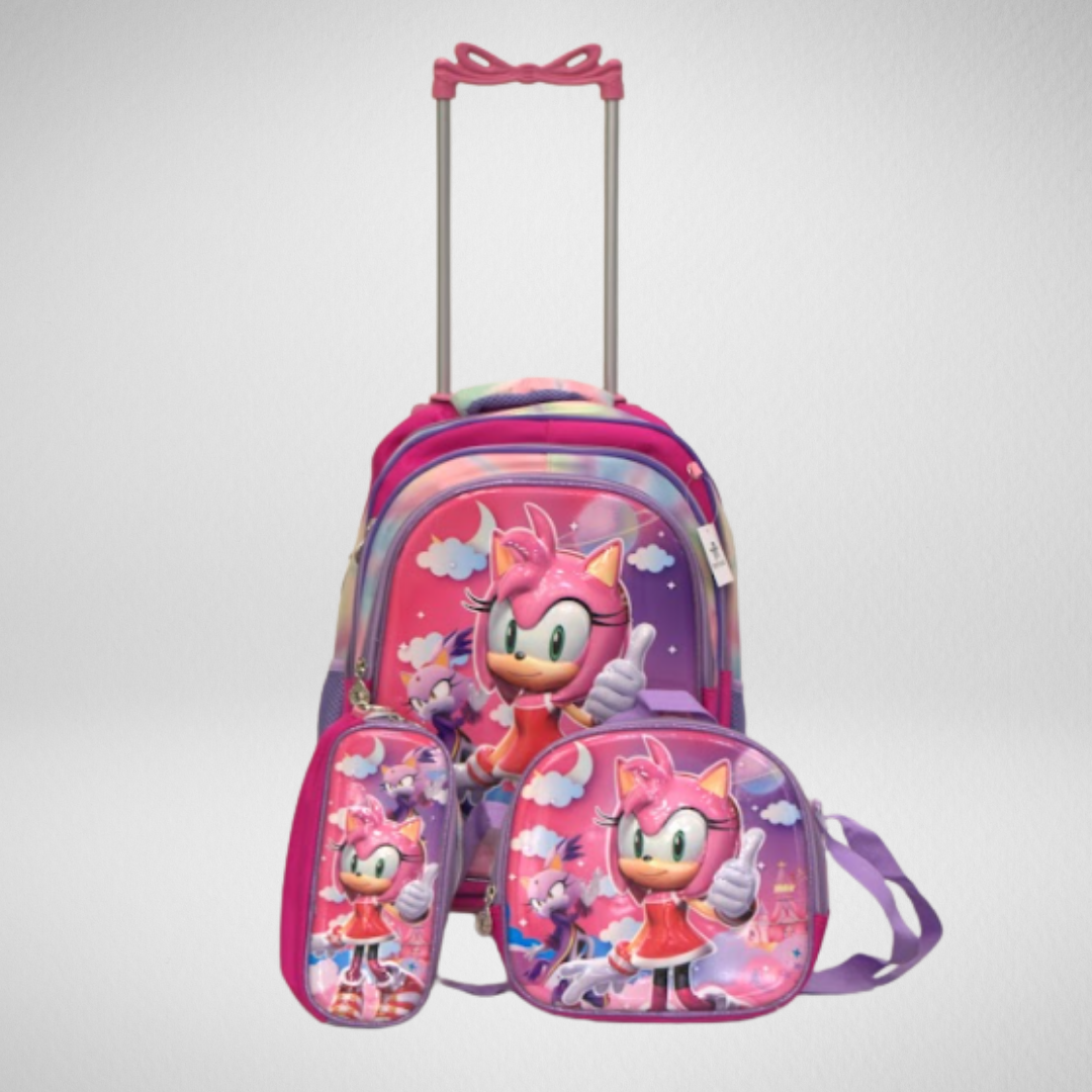 Mochila de rodinha infaltil Amy Rose