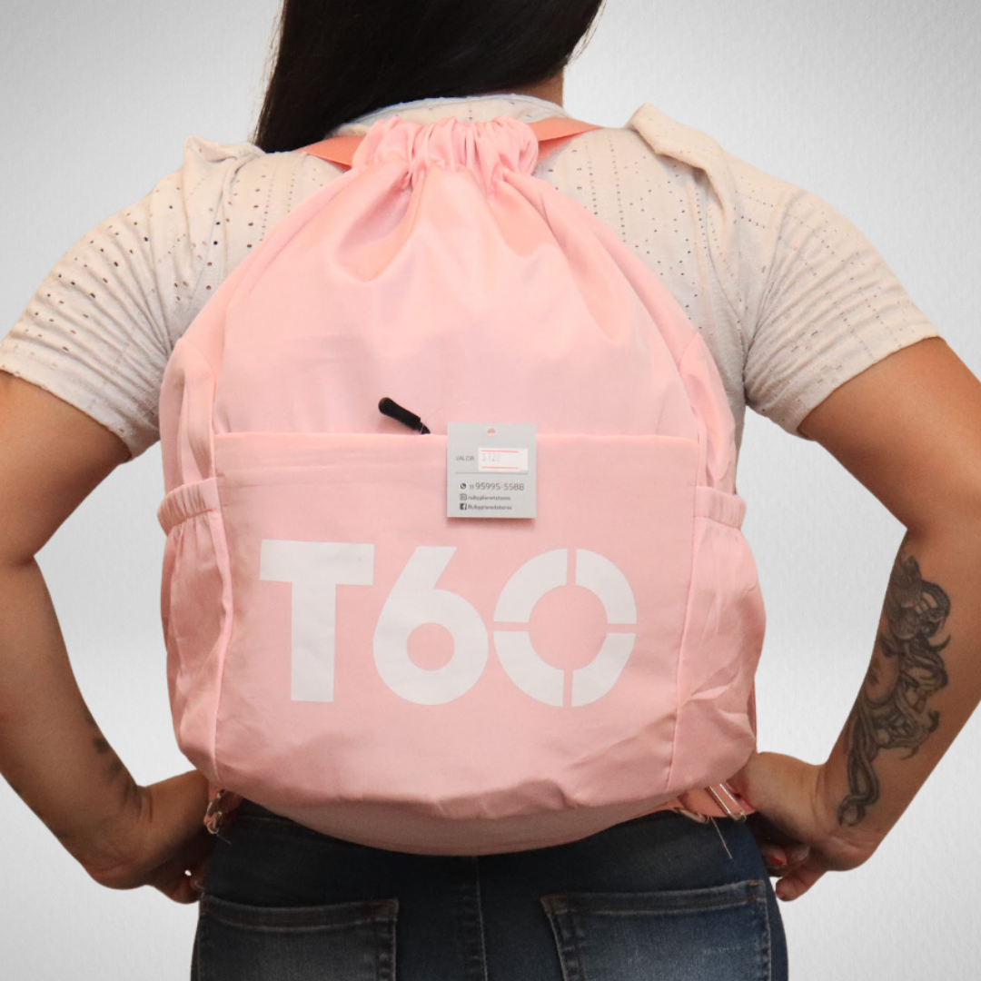 Bolsa mochila Esportiva com cordão