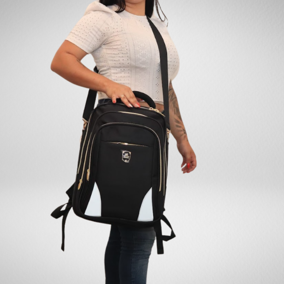 Mochila de costas e transversal