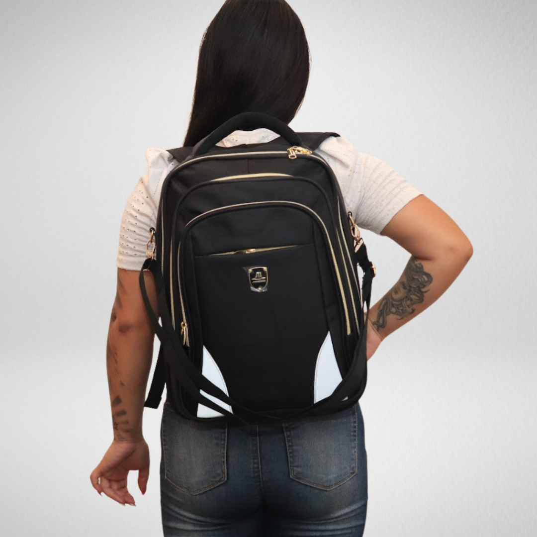 Mochila de costas e transversal