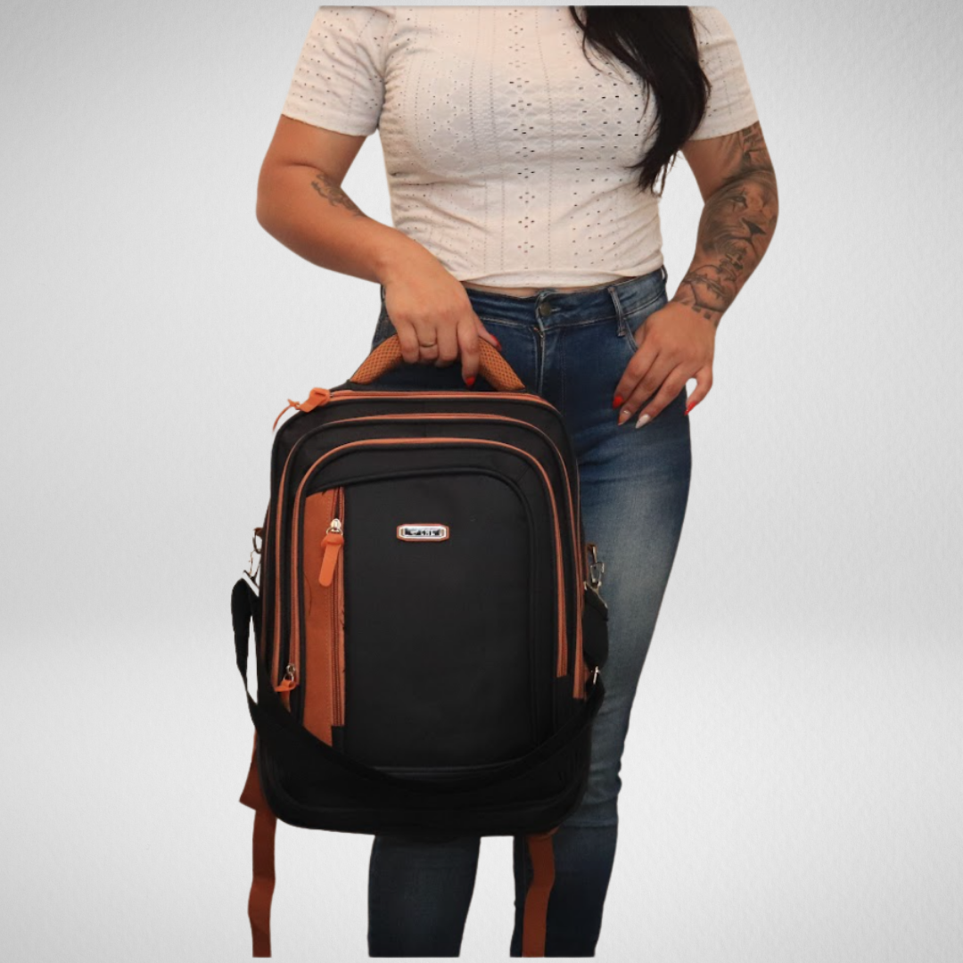 Mochila para costas e transversal